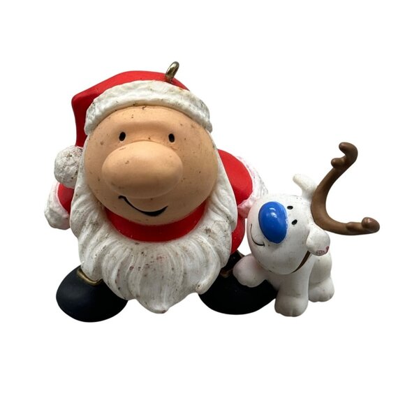 Hallmark Keepsake 1996 Ziggy & Fuzz 25th Anniversary Christmas Ornament Retro - Picture 1 of 6